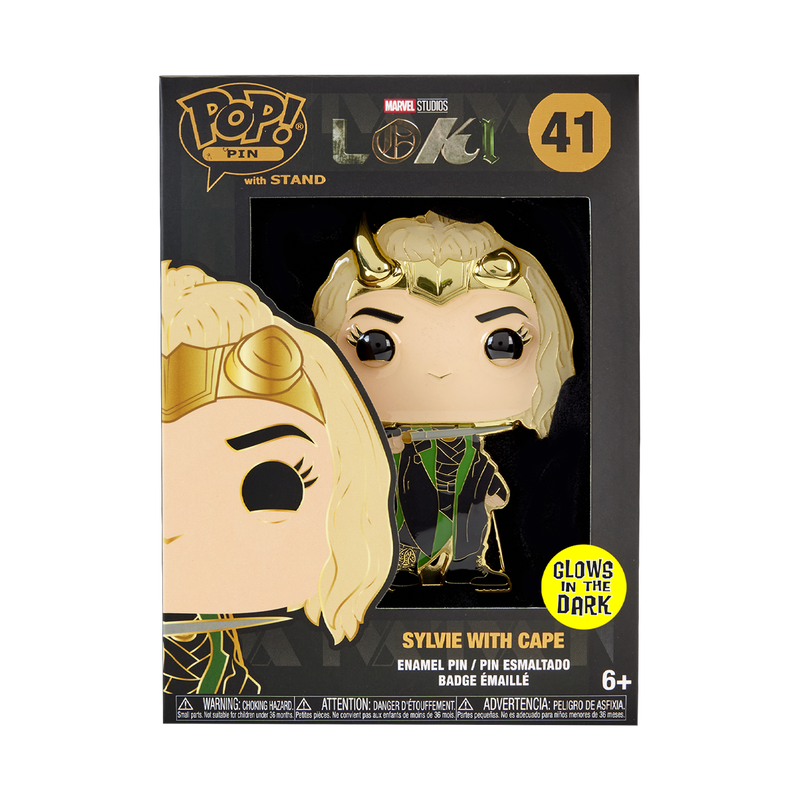 Pop! Pin Sylvie with Cape (Glow), , hi-res view 1