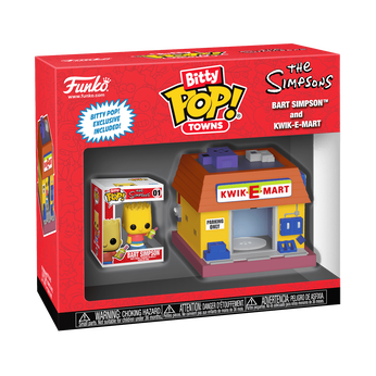 Bitty Pop! Towns Bart Simpson and Kwik-E-Mart, Image 1