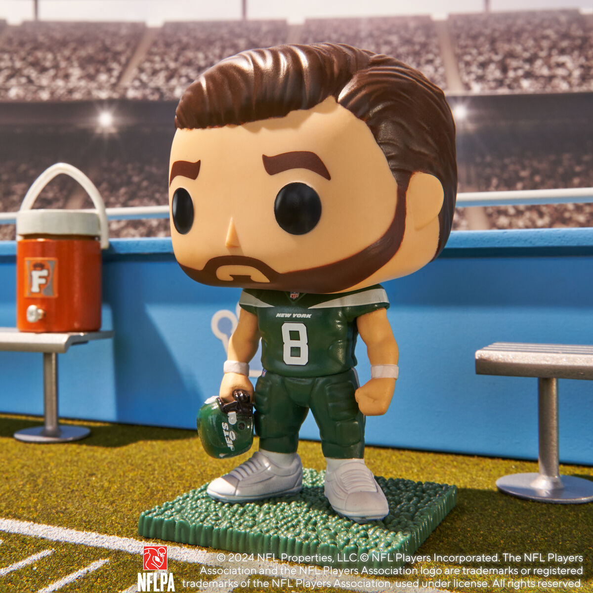 Buy Pop Aaron Rodgers Jets Home Uniform at Funko
