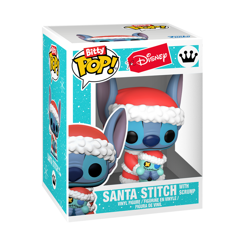 Bitty Pop! Santa Stitch with Scrump, , hi-res view 1