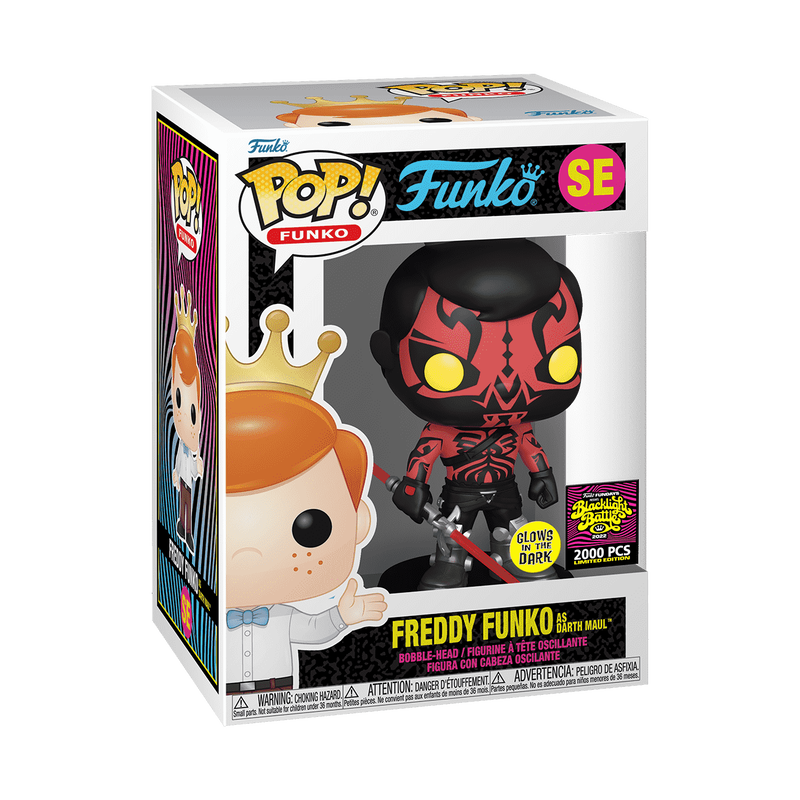 Pop! Freddy Funko as Darth Maul (Glow), , hi-res view 2