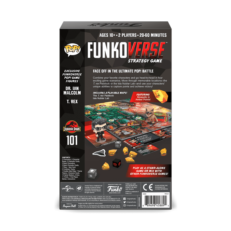 Funkoverse: Jurassic Park 101 2-Pack Board Game, , hi-res view 4