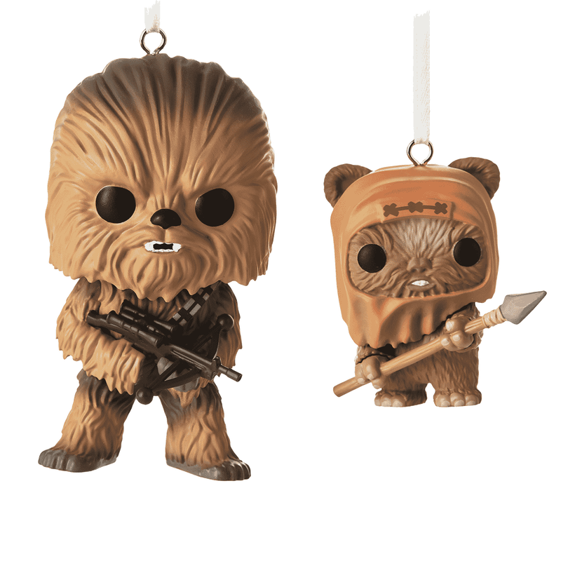 Chewbacca & Wicket Ornament