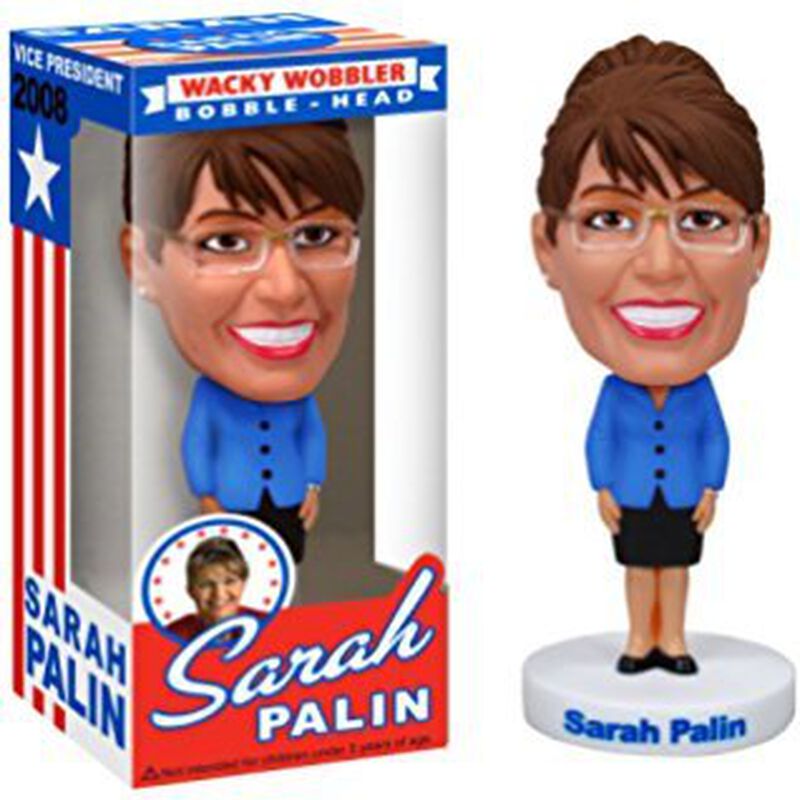 Tea Party Sarah Palin Wacky Wobbler, , hi-res view 1