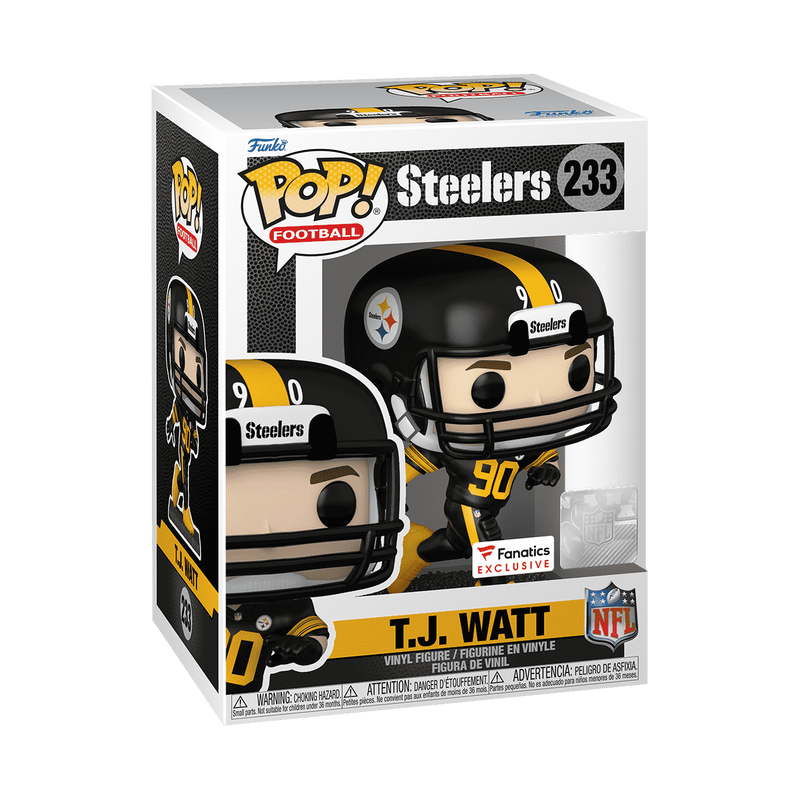 Pop! T.J. Watt  (Black & Gold Uniform), , hi-res view 2