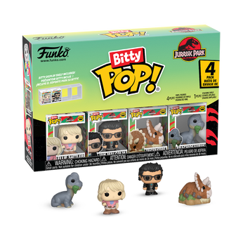 Bitty Pop! Jurassic Park 4-Pack Series 1, Image 1