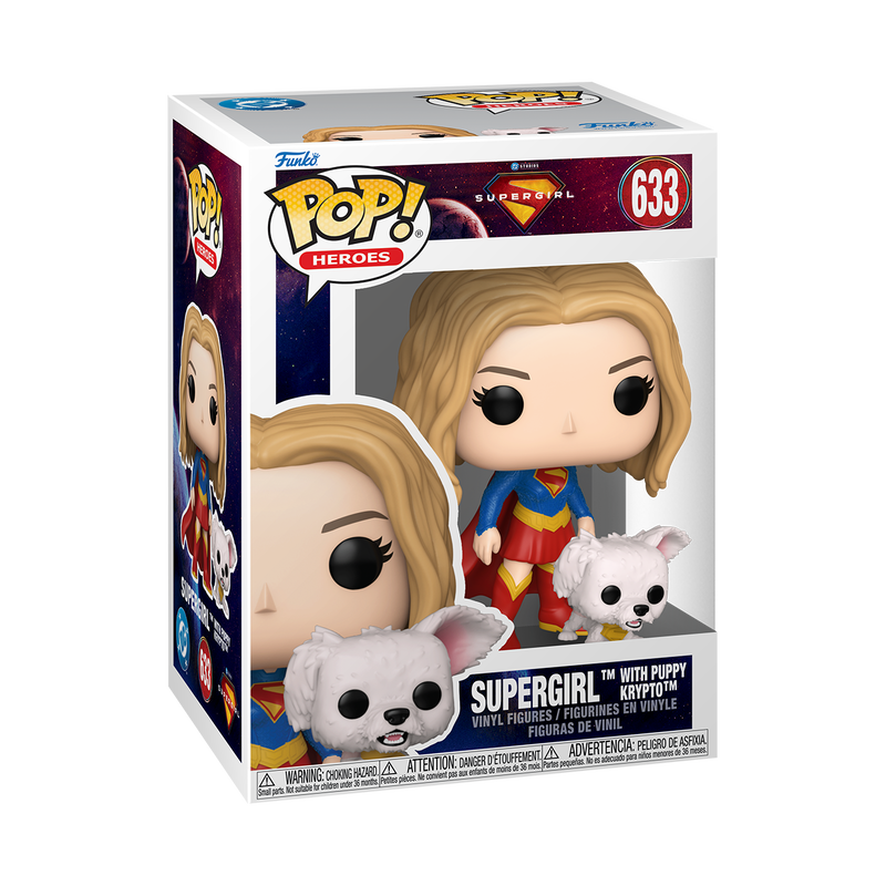 Pop! & Buddy Supergirl with Puppy Krypto, , hi-res view 3