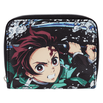 Demon Slayer Tanjiro Kamado Zip Around Wallet, Image 1