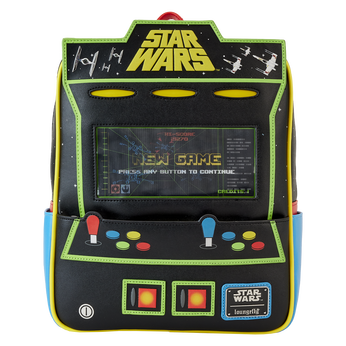 NYCC Limited Edition Star Wars Vintage Arcade Lenticular Mini Backpack, Image 1