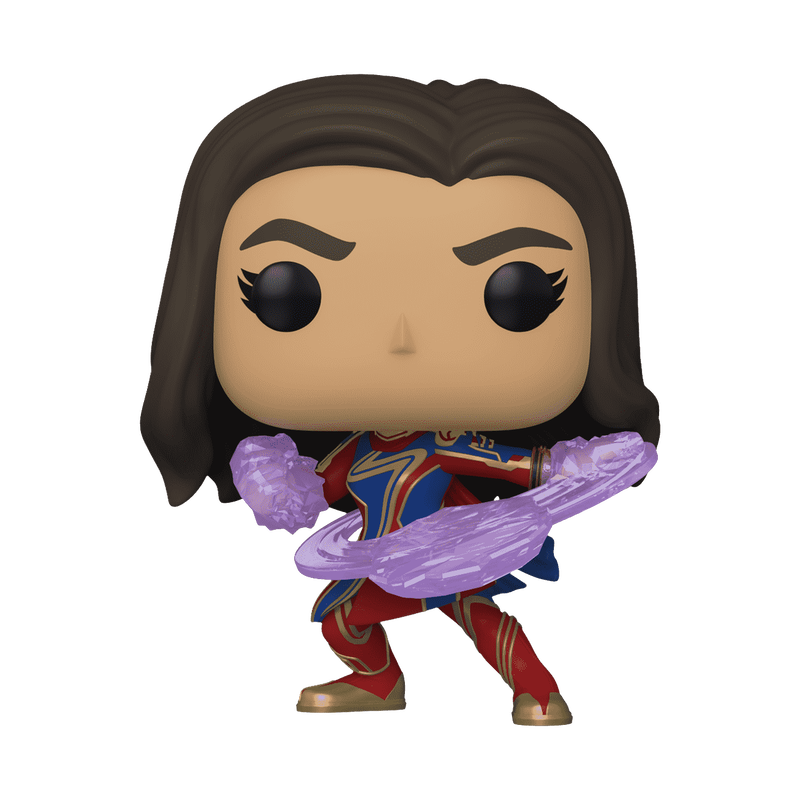 Pop! Ms. Marvel in Fighting Stance (Glow), , hi-res view 1