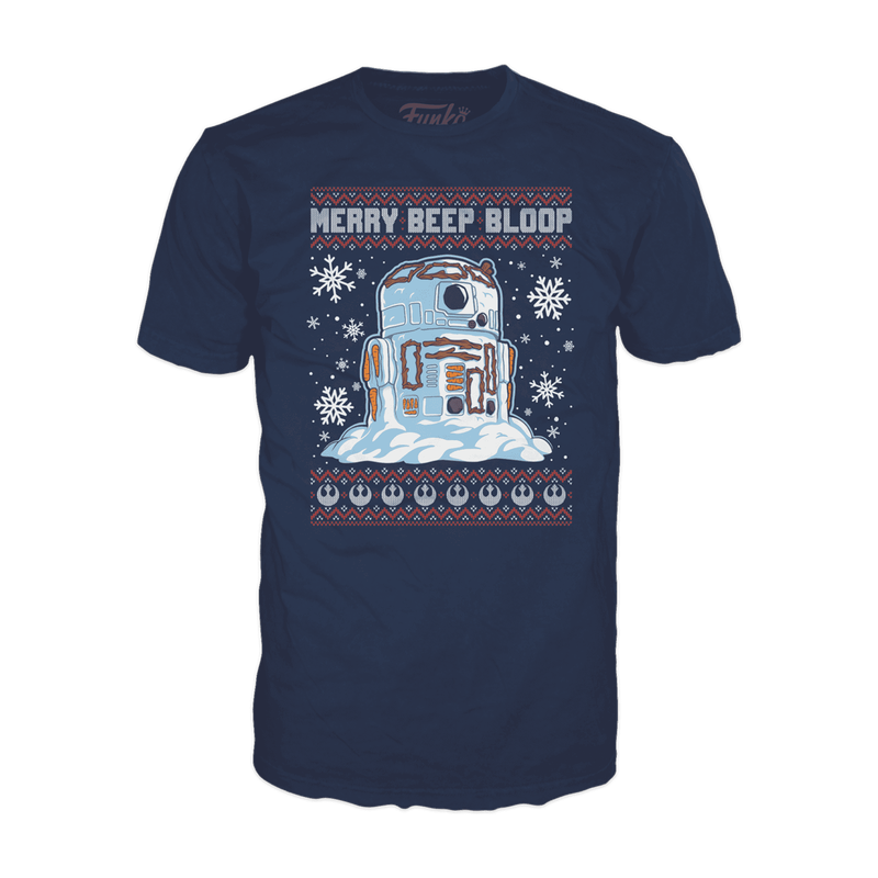 Snowman R2-D2 Merry Beep Bloop Boxed Tee, , hi-res view 1