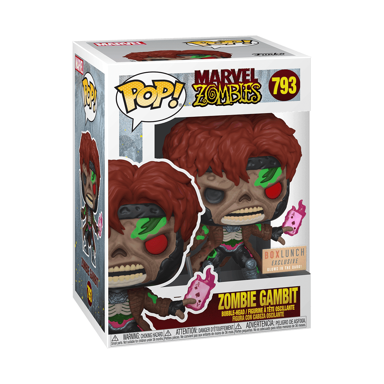 POP Marvel: Marvel Zombies- Gambit(GW) (BL) — Funko Pop! Vinyl · Comics & Superheroes