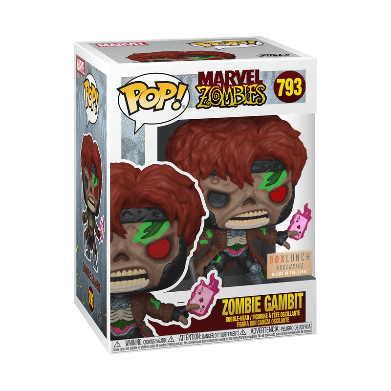 POP Marvel: Marvel Zombies- Gambit(GW) (BL), , hi-res view 1