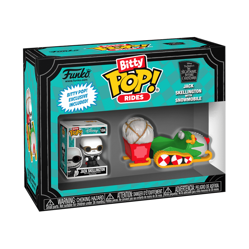 Bitty Pop! Rides Jack Skellington with Snowmobile, , hi-res view 1