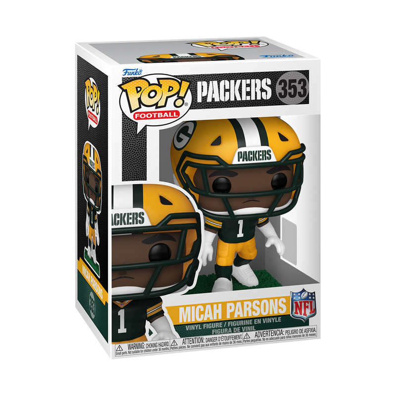 Pop! Micah Parsons (Green & Yellow Uniform), , hi-res view 2