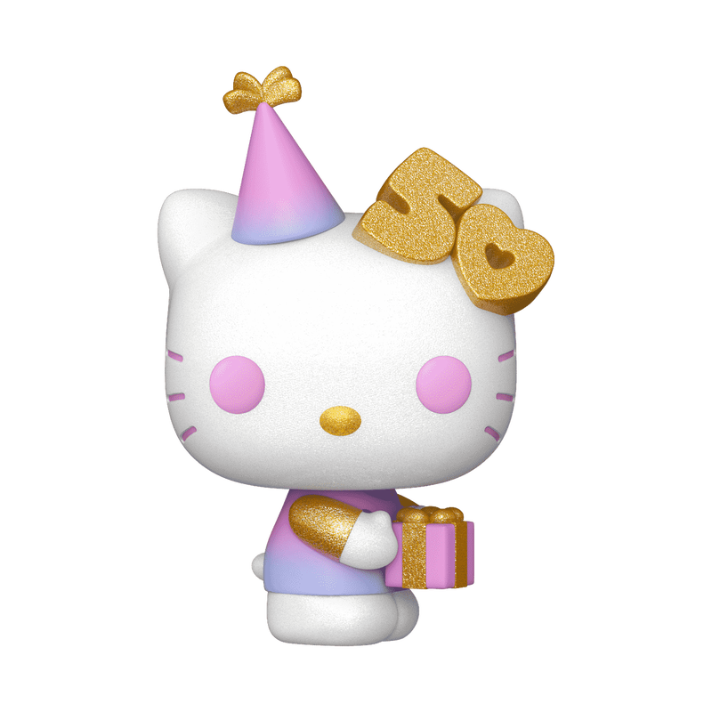 Pop! Hello Kitty with Present (50th Anniversary) (Glitter), , hi-res view 1