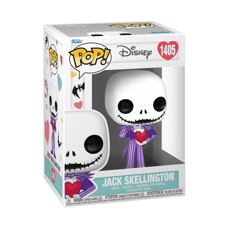 Pop! Jack Skellington with Valentine Heart, , hi-res view 2