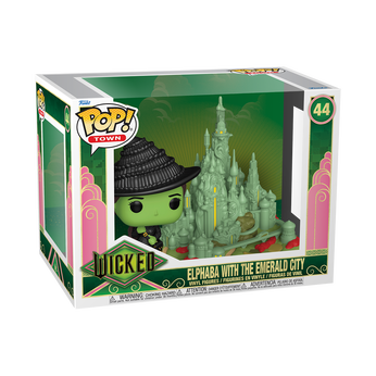 Pop! Town Elphaba with the Emerald City, Image 2