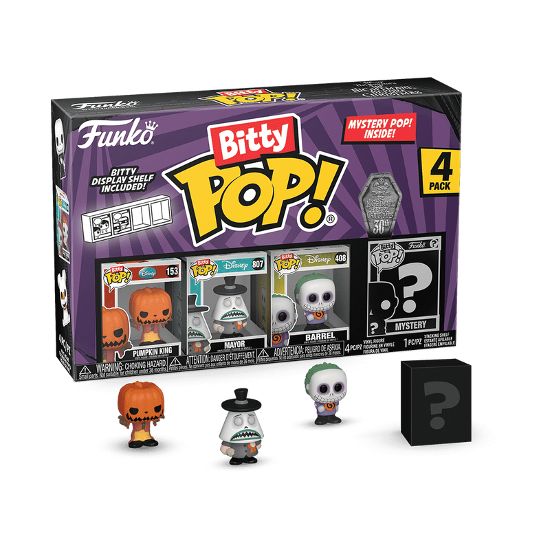Bitty Pop! The Nightmare Before Christmas 4-Pack Series 2, , hi-res view 1