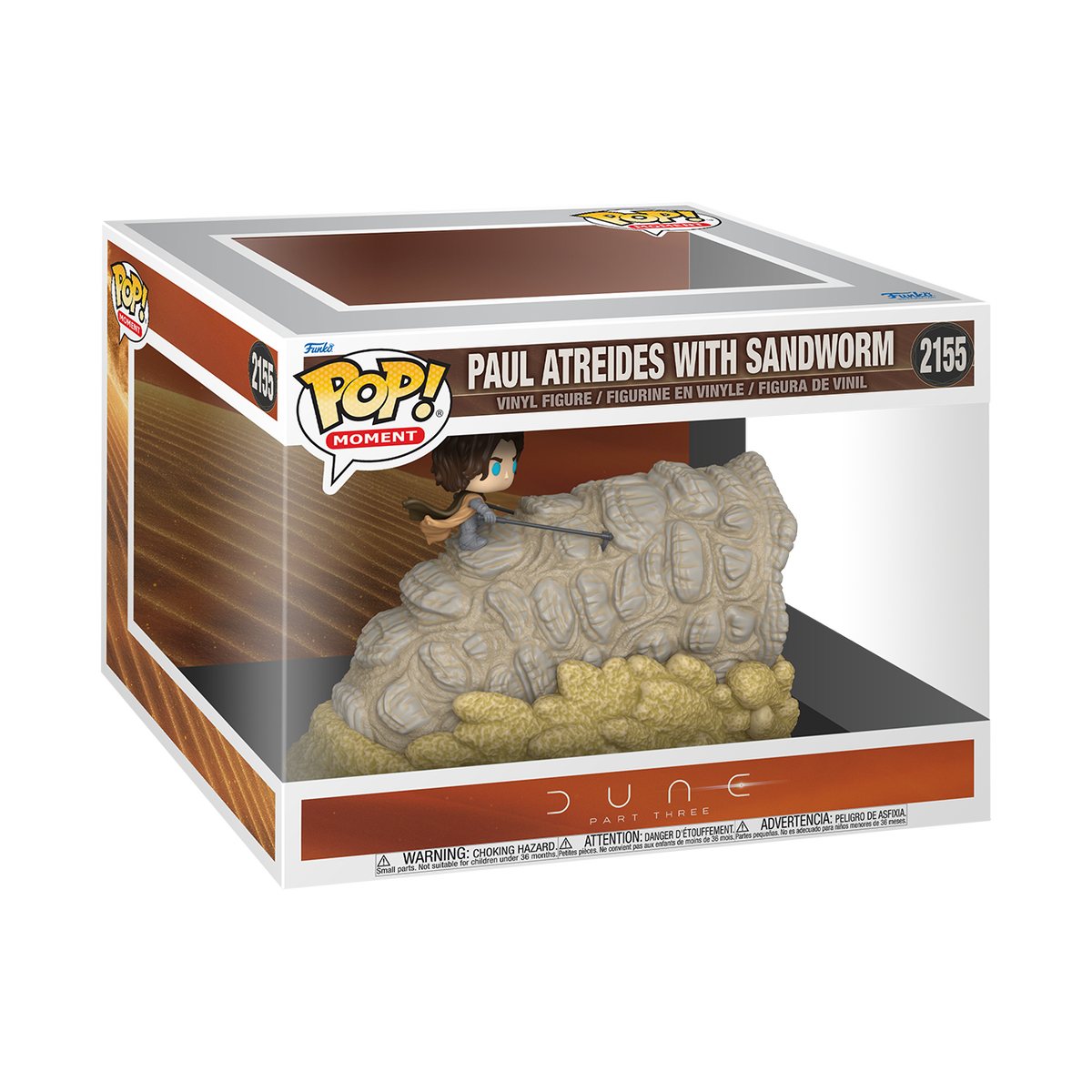 Детская фигурка Funko Pop! Moment Paul Atreides with Sandworm — фото 2