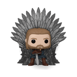 Buy Pop Deluxe Ned Stark on Throne at Funko