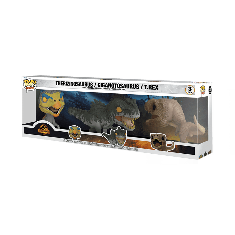 Pop! Therizinosaurus, Giganotosaurus & T.Rex 3-Pack, , hi-res view 2