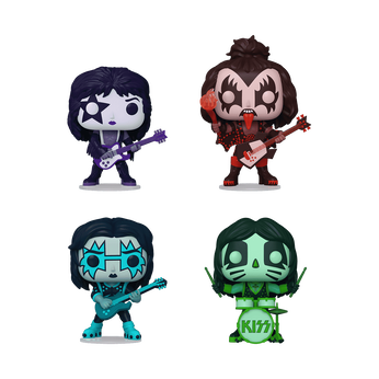 Pop! KISS (Color Spotlight) 4-Pack, Image 1