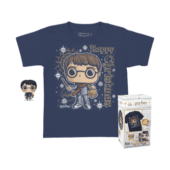 Pocket Pop! & Kids Tee Holiday Harry Potter, Image 1