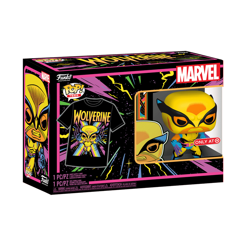 N4S POP&Tee: XMen- Wolverine(Blacklight)(Box), , hi-res view 1