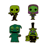 The Nightmare Before Christmas Black Light 4-Pack Pin Set, , hi-res view 3