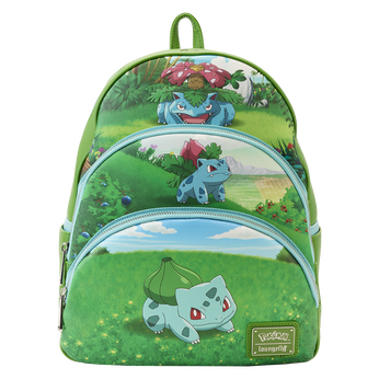 Pokémon Bulbasaur Evolutions Triple Pocket Backpack, Image 1