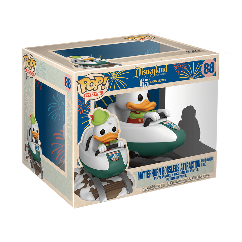 Pop! Rides Matterhorn Bobsleds Attraction & Donald Duck, , hi-res view 2