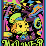 Mad Hatter (Black Light) Poster, , hi-res view 1