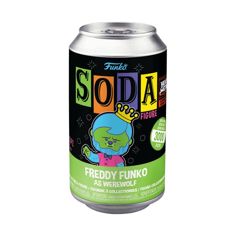 Vinyl SODA Freddy Funko as Werewolf (Green), , hi-res view 2