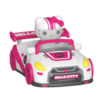Bitty Pop Rides Hello Kitty In Racecar