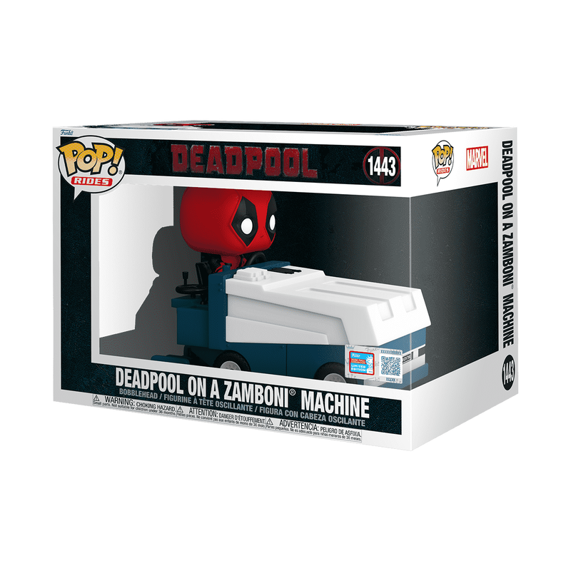 Pop! Rides Super Deluxe Deadpool on a Zamboni Machine, , hi-res view 3