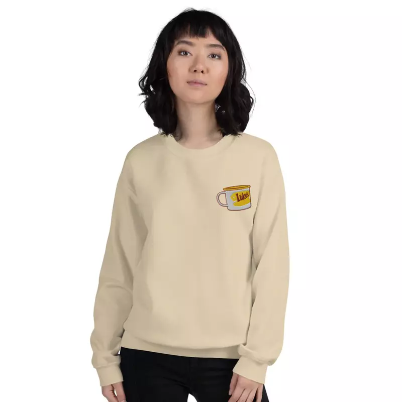Gilmore Girls Luke's Diner Embroidered Crewneck Sweatshirt, , hi-res view 1