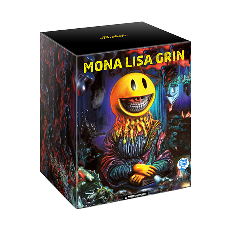 Mona Lisa Grin Gold (Ron English) Vinyl Figure, , hi-res view 2