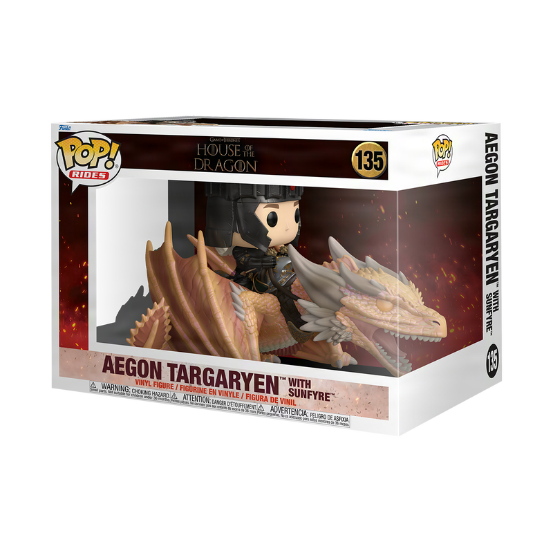 Pop! Rides Deluxe Aegon Targaryen with Sunfyre, , hi-res view 2