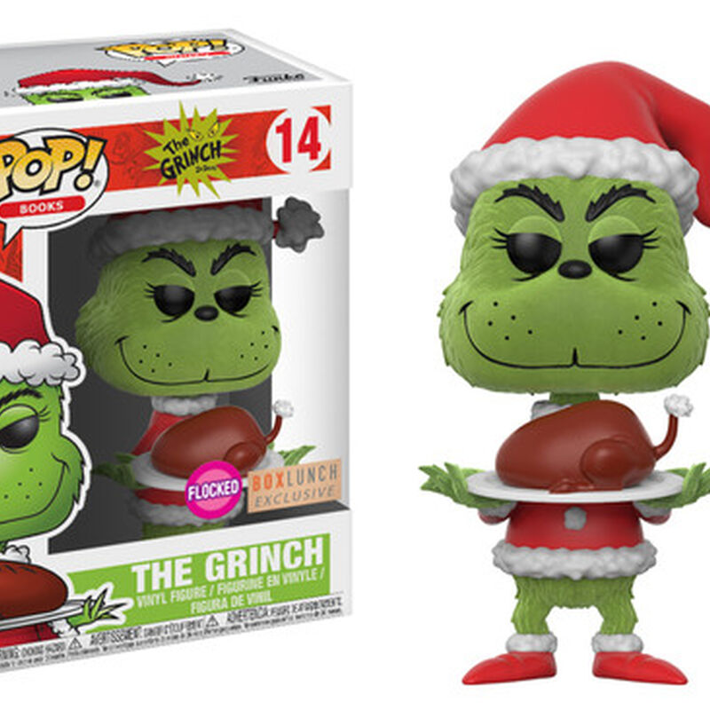 The Grinch w/ Roast Beast (flocked), , hi-res view 1