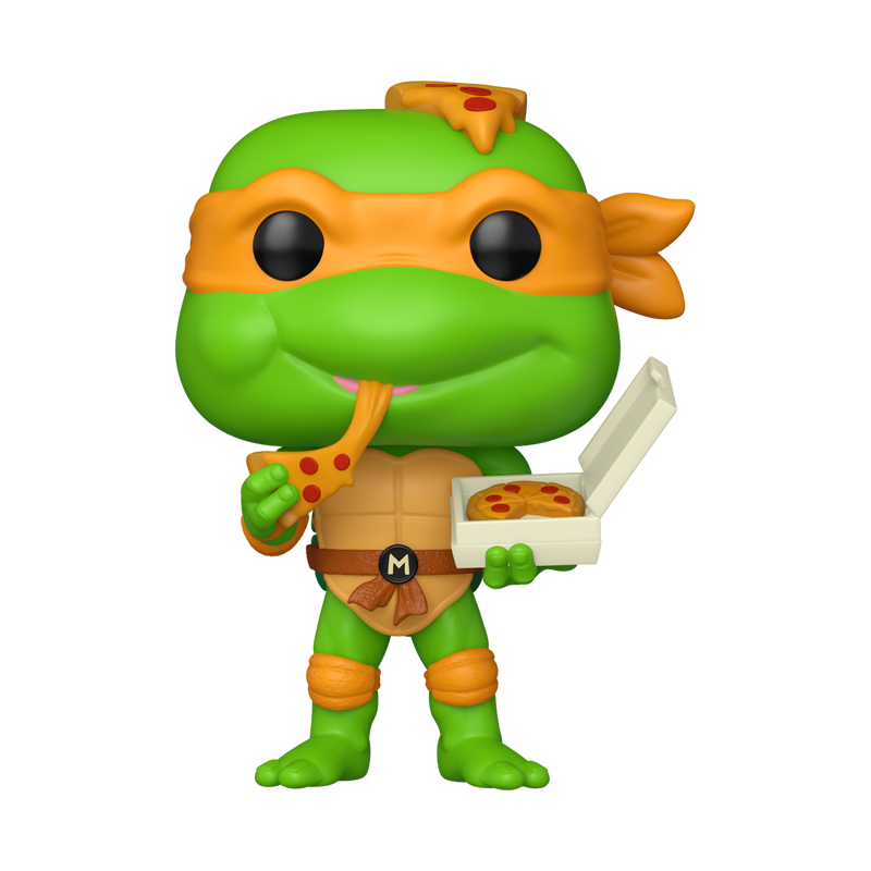 Pop! Michelangelo (Eating Pizza) with Pop! Protector, , hi-res view 1