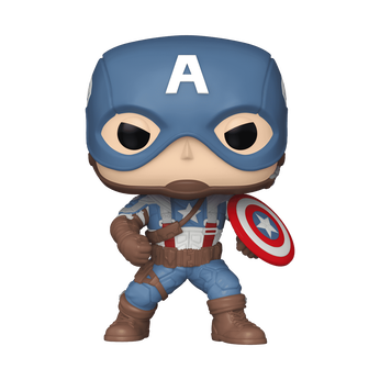 Pop! Captain America with Helmet (The First Avenger), Image 1