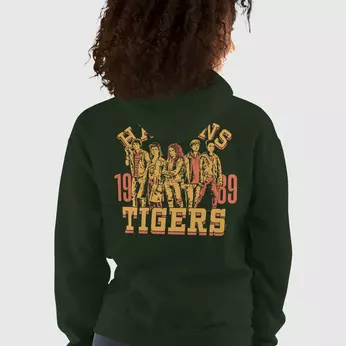 Stranger Things Hawkins Tigers '89 Hoodie, Image 1