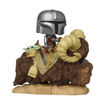 Pop! Deluxe Mando on Bantha With Child In Bag, , hi-res view 1