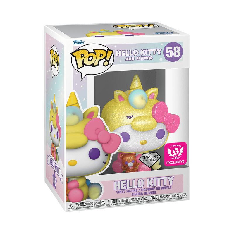 Pop! Hello Kitty in Unicorn Outfit (Diamond), , hi-res view 2
