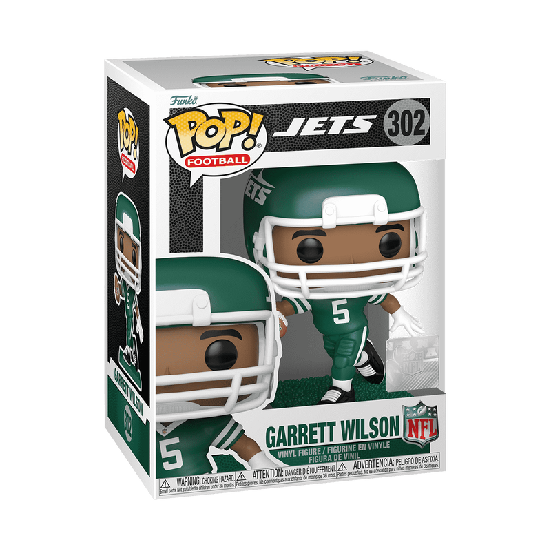 Pop! Garrett Wilson (Green and White Uniform), , hi-res view 2