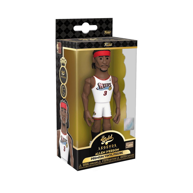Vinyl GOLD 5" Allen Iverson - Sixers, , hi-res view 2
