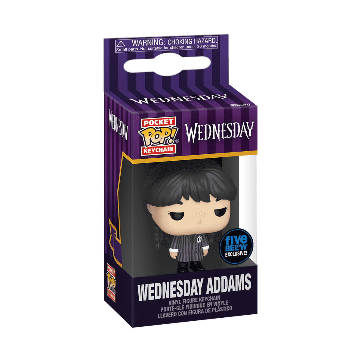 Детский брелок Funko Pop! Keychain Wednesday Addams — фото 2