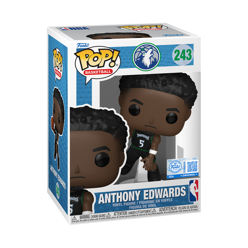 Pop! Anthony Edwards (Black Classic Edition Jersey), , hi-res view 2