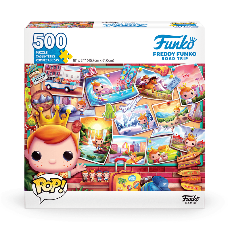 Pop! Freddy Funko Road Trip Puzzle, , hi-res view 1